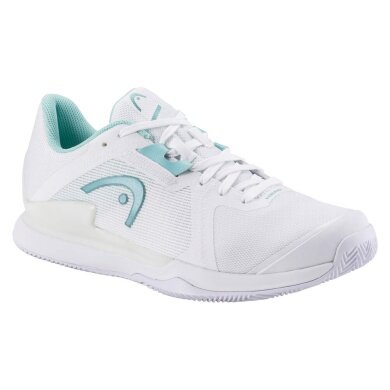 Head Tennis Shoes Sprint Evo 3.5 Clay/Sand Court 2025 White/Turquoise Ladies