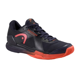 Head Tennis Shoes Sprint Pro 4.0 Clay/Sand Court 2025 Dark Blue/Red Men's