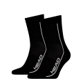 Head Tennis Socks 2P Performance Crew (Mixed Fabric) black - 2 pairs