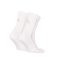 Head Tennis Socks 2P Performance Crew (Mixed Fabric) White - 2 Pairs