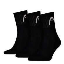 Head Tennis Socks 3P Club Crew (Cotton) black - 3 pairs