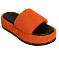 Hebe Athens Sandal Puffy Ibiza Flatform Slide orange Ladies
