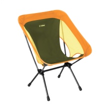 Helinox Camping Chair One (re) - lightweight, easy assembly, stable, Tension Design - forest green/yellow