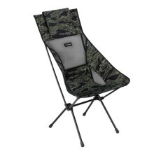 Helinox Camping Chair Sunset Chair (high backrest, new adjustable headrest) black/green/camo