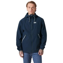 Helly Hansen Sandoy Rain Jacket (2-layer, waterproof) navy blue men's