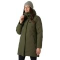 Helly Hansen Adore Tech Parka Winter Coat (waterproof, warm, High Loft insulation) dark green Ladies
