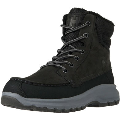 Helly Hansen Garibaldi V3 Winter Boots (Leather, Waterproof) Black/Charcoal Men's
