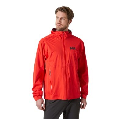 Helly Hansen Momentum Softshell Jacket 3-Layer (wind and water-resistant) red men's