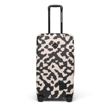 Herschel Travel Heritage Hardshell Medium Luggage (67 Litres, with Wheels) - black/white