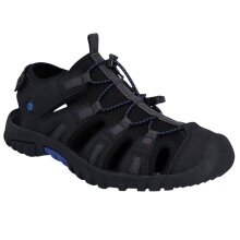 Hi-Tec Cove Sport Sandal (Quick-lacing system with Velcro) black/grey/indigo men's
