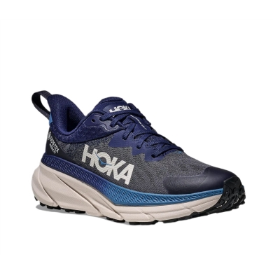 Hoka Trail Running Shoes Challenger 7 GTX (waterproof) dark blue men's