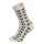 HomeOfSocks Wool Socks Scandinavian Denmark wool white/black - 1 Pair