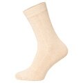 HomeOfSocks Wool Sock Luxurious (Merino Wool and Cashmere) Beige - 2 Pairs
