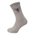 HomeOfSocks Yak Wool Sock Crew Light Grey - 1 Pair