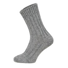 HomeOfSocks Wool Socks Alpaca Natural Light Grey/Anthracite Grey - 2 Pairs