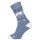HomeOfSocks Wool Socks Hygge Ice Bear Light Blue - 1 Pair