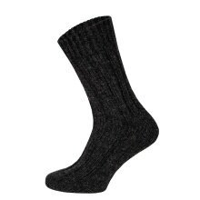HomeOfSocks Wool Socks 100% Natural Warm Anthracite Grey - 1 Pair