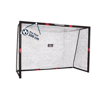 Hudora Football Goal Pro Tect 300 (high-quality, durable, easy assembly) black - 300x200x120cm
