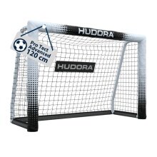 Hudora Football Goal Pro Tect 120 Advanced (high-quality, durable, easy assembly) white/black - 120x80x48cm