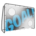 Hudora Football Goal Trainer with Target Wall (Motif Goal, durable, secure hold) black - 213x152x76cm