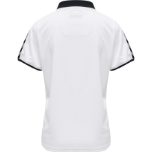 Hummel Sport Polo hmlAUTHENTIC Functional (soft jersey fabric) Short Sleeve white/black Ladies