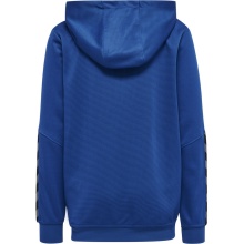 hummel Sport Hoodie hmlAUTHENTIC Poly Zip Hoodie (knitted polyester) dark blue Kids