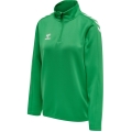 hummel Sport Long Sleeve Shirt hmlCORE XK Half-Zip Sweat (Polyester Sweat Fabric) Green Women