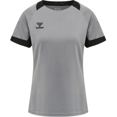 hummel Sport Shirt (Jersey) hmlLEAD Poly Jersey (Mesh Material) grey Women