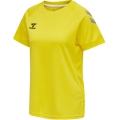 hummel Sport Shirt (Jersey) hmlLEAD Poly Jersey (Mesh Material) Short Sleeve Yellow Women