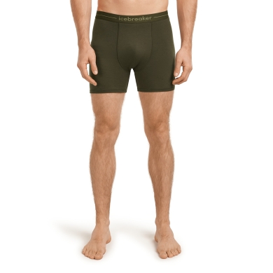 Icebreaker Anatomica Boxershorts (Merino Wool) Underwear Loden Dark Green Men's