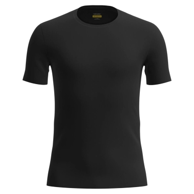 Icebreaker Underwear T-shirt Anatomica SS Crewe (Merino wool) black men's