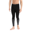 Icebreaker Underwear Leggings 200 ZoneKnit (Merino Wool, fitted) black/grey men's