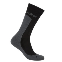 Icebreaker Wandersocke Crew Hike+ Medium (Merino wool, durable, lightweight) black/obsidian men's
