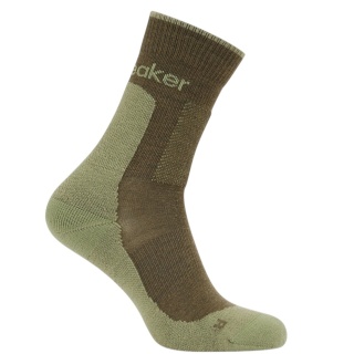 Icebreaker Wandersocke Crew Hike+ Medium (Merino wool, durable, lightweight) loden green - 1 pair