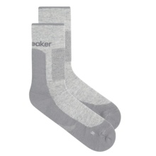 Icebreaker Wander Sock Crew Hike+ Medium (Merino Wool, durable, lightweight) grey men's