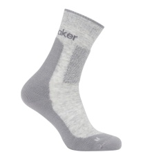Icebreaker Wander Sock Crew Hike+ Medium (Merino Wool, durable, lightweight) grey men's