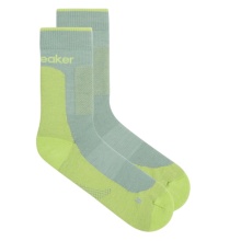 Icebreaker Wander Sock Crew Hike+ Medium (Merino wool, durable, lightweight) green men's