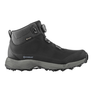 Icebug Winter Hiking Shoes Stavre BUGrip GTX (BOA Lacing System, waterproof, with spikes) black men's