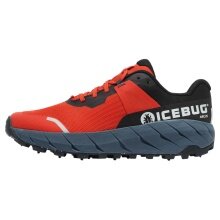 Icebug Trail Running Shoes Arcus BUGrip (with spikes, wide) red/dark blue/black ladies