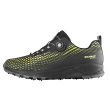 Icebug Winter Trail Running Shoes NewRun BUGrip GTX (BOA® Fit System, waterproof, with spikes) black/poison men's