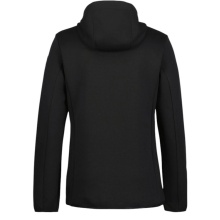 Icepeak Arzberg Hybrid Jacket with Hood (4-Way Stretch) Black Men's