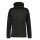 Icepeak Arzberg Hybrid Jacket with Hood (4-Way Stretch) Black Men's