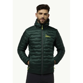 Jack Wolfskin Winter Down Jacket Passamani 2024 (very warm, waterproof, windproof) dark olive green men's