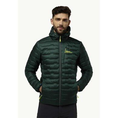 Jack Wolfskin Winter Down Jacket Passamani 2024 (very warm, waterproof, windproof) dark olive green men's