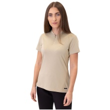 JAKO Leisure Polo Pro Casual (Polyester Stretch Jersey) beige Ladies