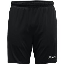 JAKO Short Dynamic Sports Trousers (Side Pockets with Zipper) Short Black Men's