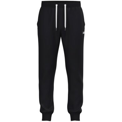 JAKO One Cotton Jogging Trousers with Cuffs (Mixed Fabric) Long Black Kids
