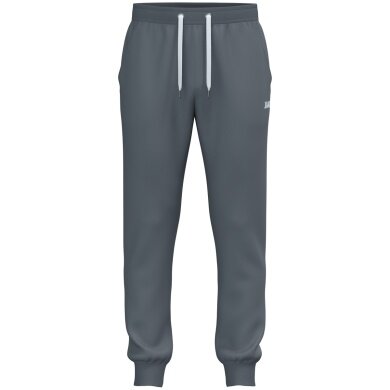JAKO One Cotton Jogging Trousers with Cuffs (Mixed Fabric) Long Grey Children