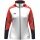 JAKO Hooded Jacket Dynamic (Polyester Fleece, Side Pockets with Zipper) white/coral red/navy blue Ladies