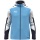 JAKO Hooded Jacket Dynamic (Polyester Interlock Fleece, Side Pockets with Zipper) sky blue/white/navy blue Men's
